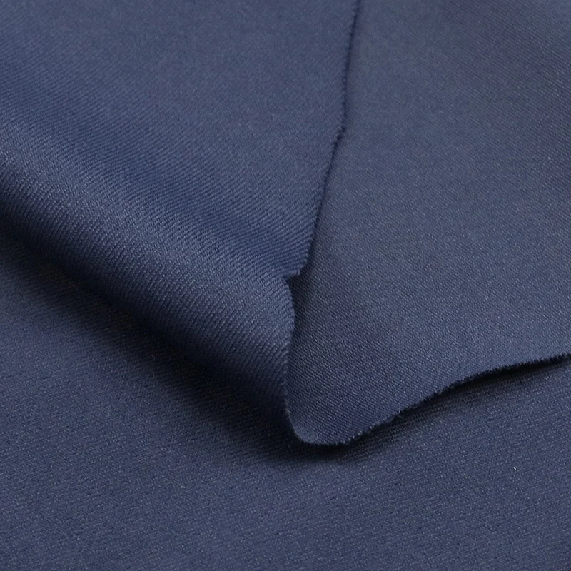 Wholesale of 75% polyester 25% spandex stretch fabric, 50D polyester imitation cotton warp knitted yoga, sportswear fabric