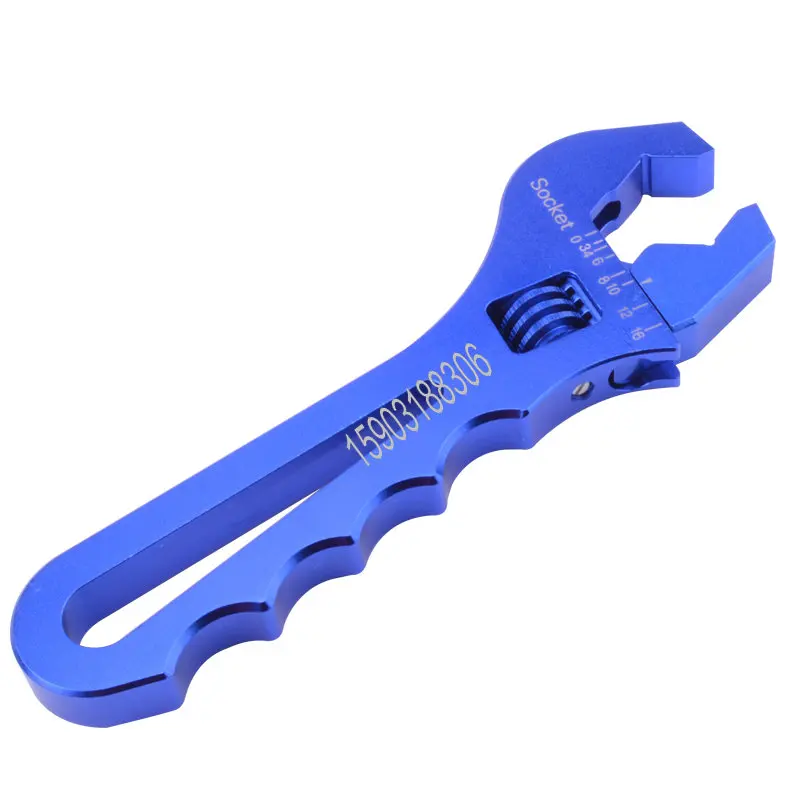 
Adjustable Aluminum Wrench Fitting Tools Spanner HOSE AN 3 4 6 8 10 12 AN16 
