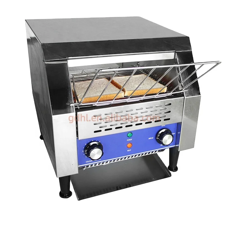 Restaurant Hotel Commercial Toaster And Bread Machine Electric Automatic Bread Conveyor Belt Toaster