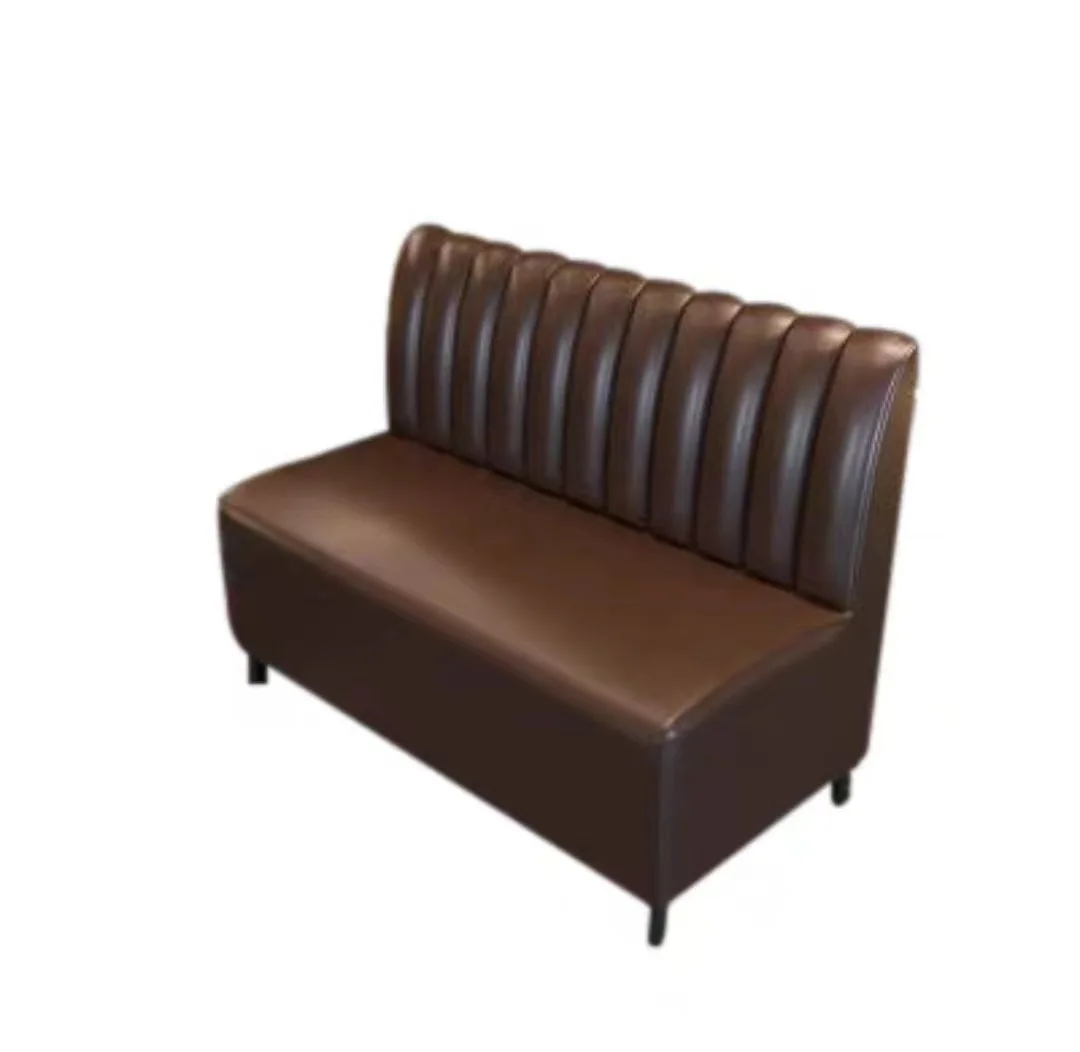 Good quality  modern PU leather cafe furniture customized color club restaurant sofa booth seating