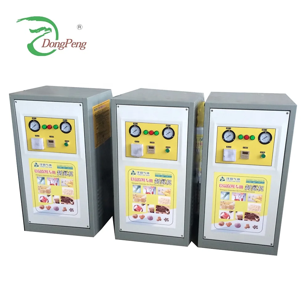 mobile PSA type nitrogen inflation machine  with nitrogen gas sensor for food packing nitrogen gas