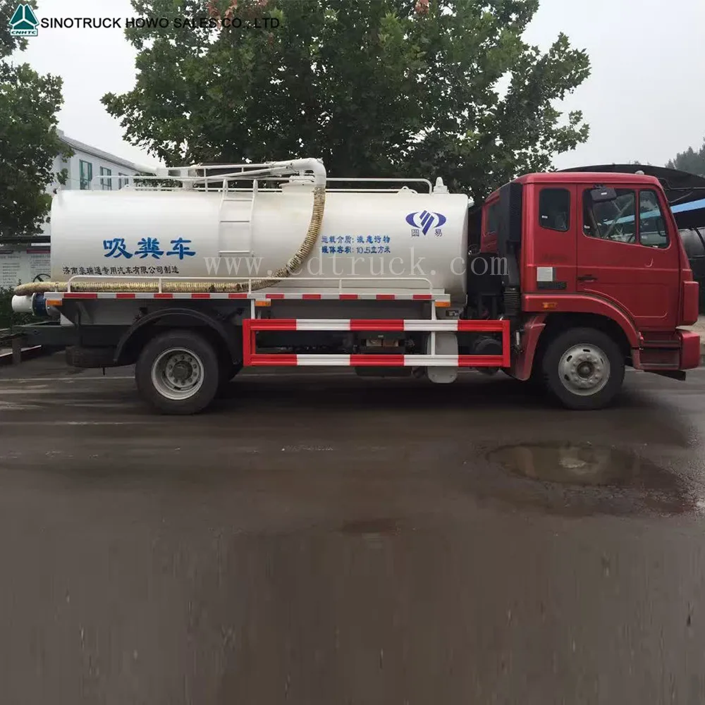 Sinotruk 20Cbm Sewage Suction Truck Sewage Suction Tank Truck Trade