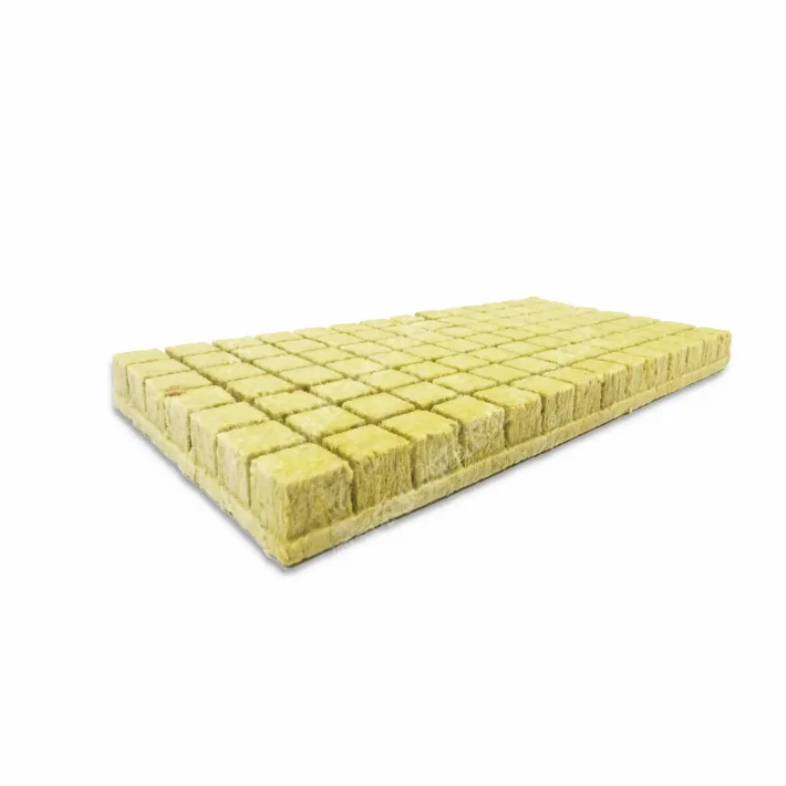 Custom Factory hydroponic Growth Media Mineral Rock Wool Seeding Starter Plugs Cubes Nursery Rock Wool Cube