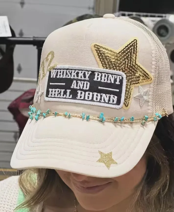 2024 New Fashion Jewelry Custom Trucker Caps Hats Chain Customized Charms for Trucker Hats