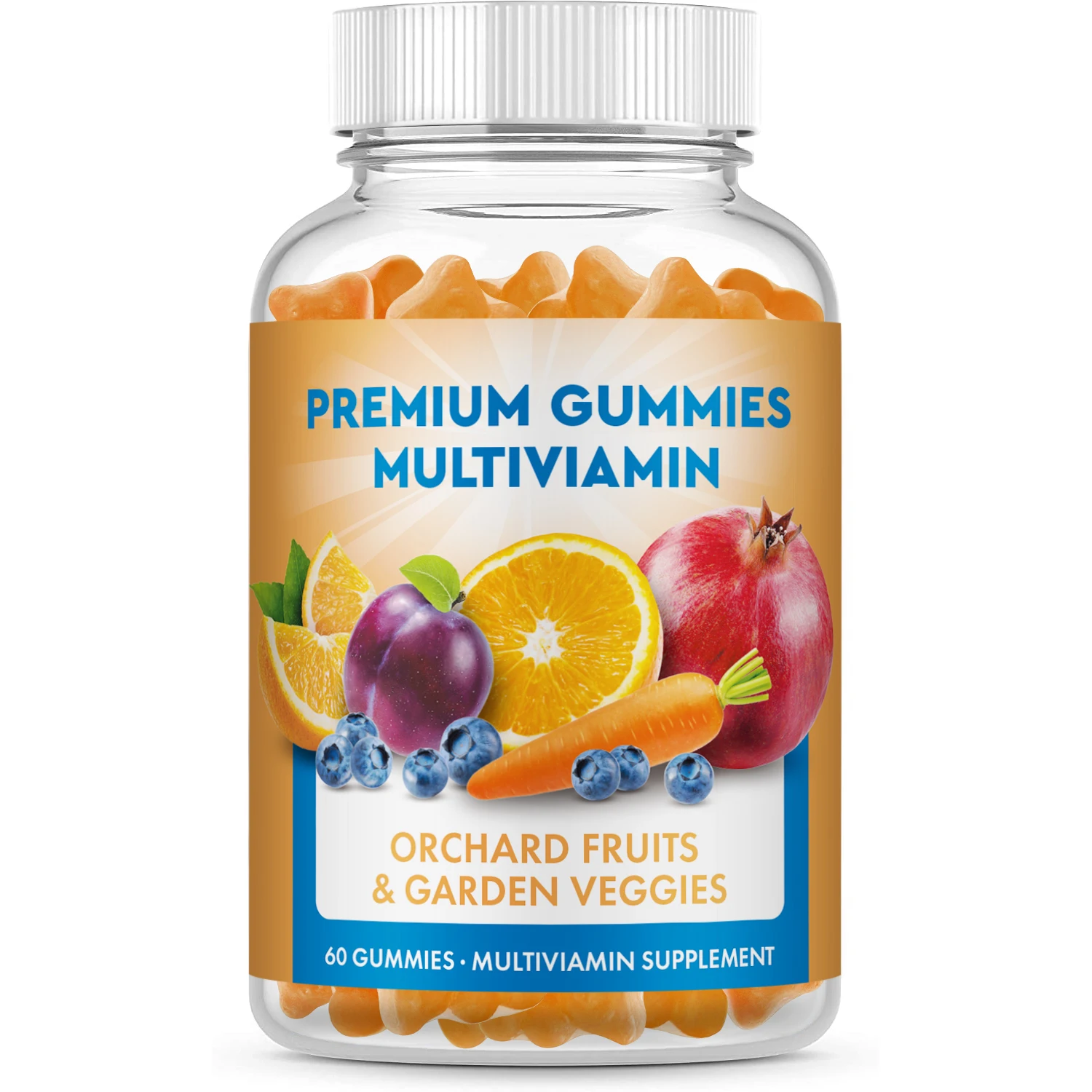 OEM Private Label Vitamin C Gummies with Rose Hips, Dietary Supplement for Kids Immune Support