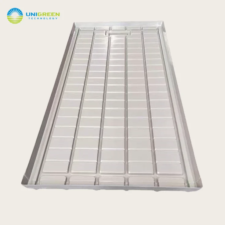 3*6FT Ebb and Flow Tray Nursery Seedbed Food Grade Material Greenhouse Hydroponic Growing System Flood Tables Rolling Benches