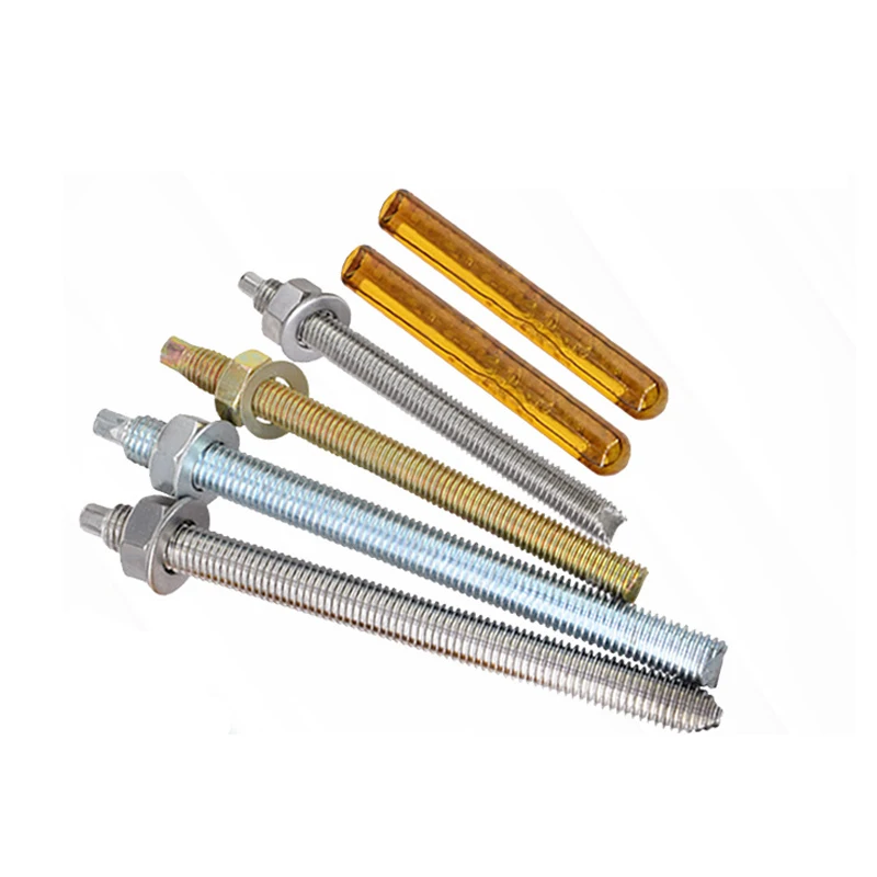 Wholesale Anchoring Chemical M8 M24 Stainless Steel 304 glass capsule hilide Chemical anchor bolts