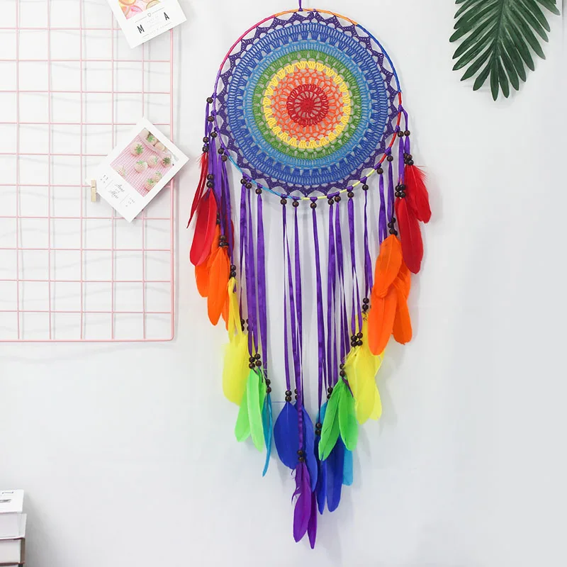 
30 CM Ring home decorative seven chakra dream catcher 