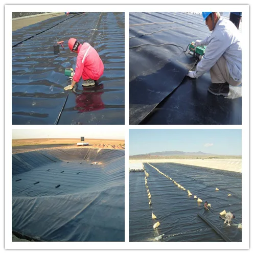 Geomembrane plastic welding machine Plastic geomembrane welder for pond liners in fish farm