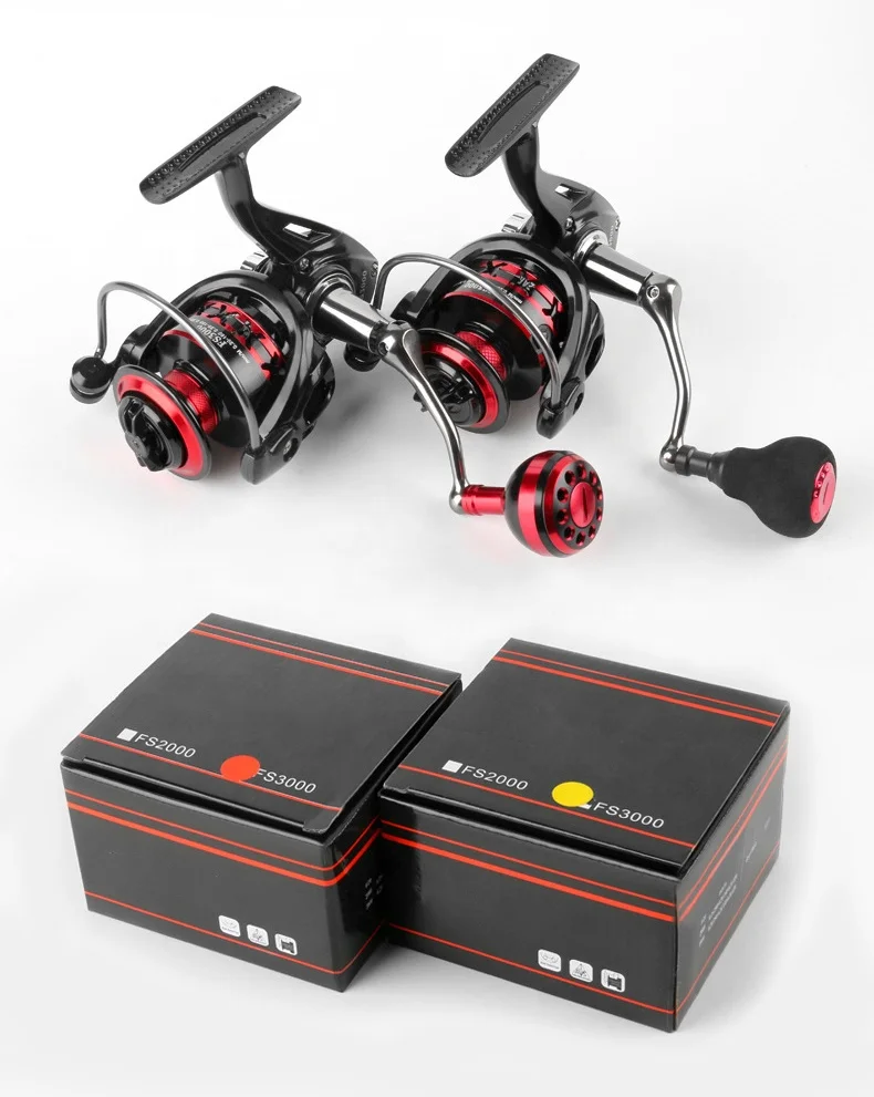 Metal Saltwater Fishing Reel 2000-7000 Fishing Tackle For Carp Double Loading Spinning Fishing Reels Molinete