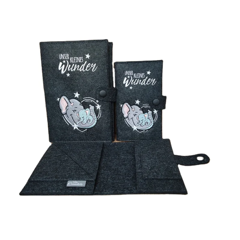 Новый Лучший эластичный Чехол-книжка из полиэстера и войлока, чехол-книжка из войлочной ткани с принтом