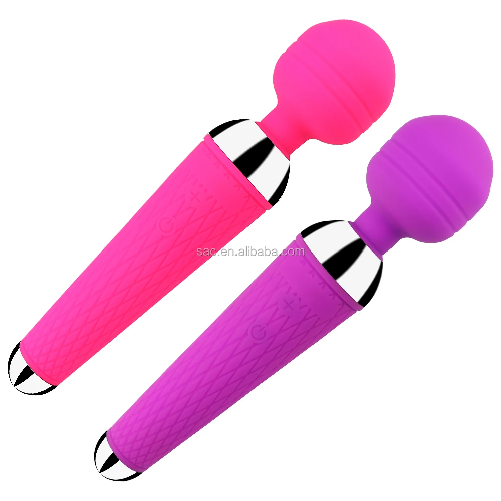 SacKnove Adult Female Sex Toys USB Electric Vibration Massager Masturbation Silicone Body Massage Tool Woman Vibrator Wand