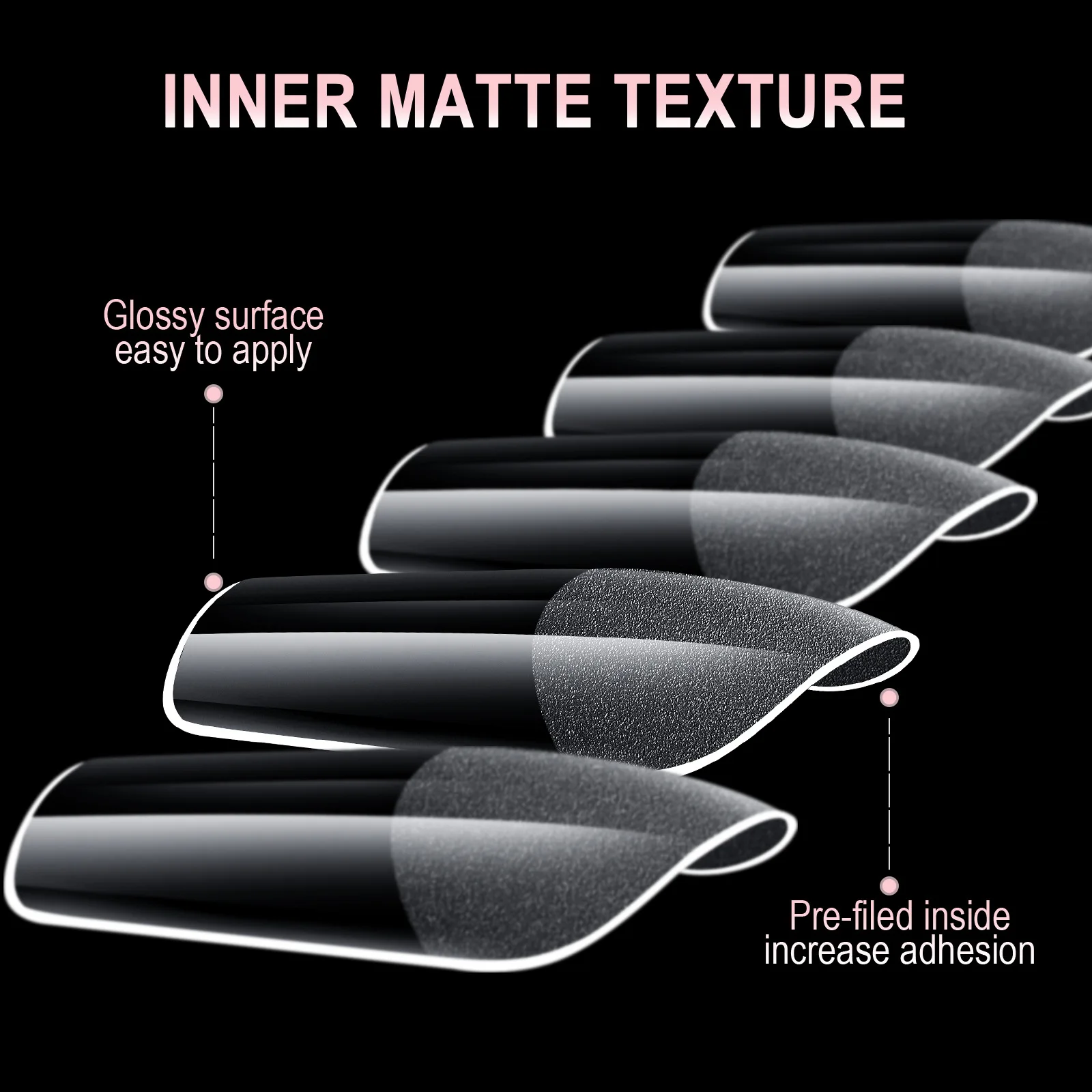 The Industry 600pcs Nail Tips Box Quality Wholesale China Wholesale Nail French Tips Artificial Fingernails Soft Gel Nail Tip
