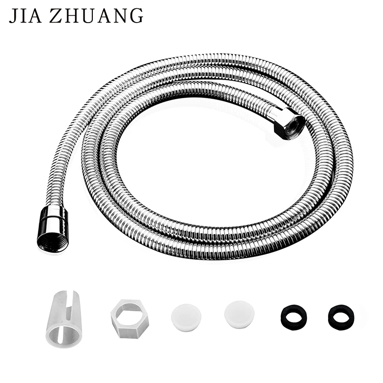 Hose Manufacturer 1.5 M Bathroom Accessories Flexible Stainless Steel Metal Corrugated Spiral Shower Water Pipe Hose