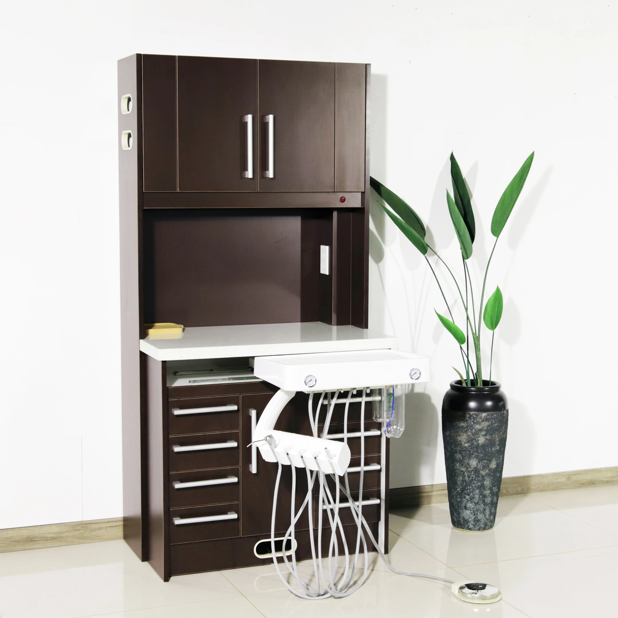Medical Hospital Custom Trolley Dental Office Lab Laboratory Cabinet Furniture for Clinic with Sink for sale
