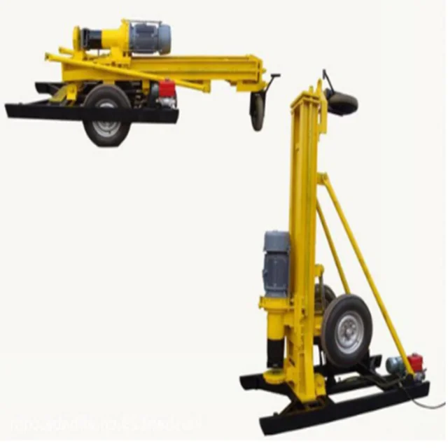 Customized hot selling QZ200 air compressor engine water Well drill Rig
