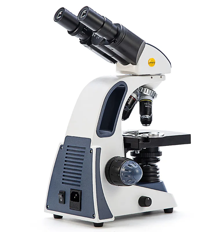 SWIFT-SW380B High Quality Upright Binocular Two-Layer Mechanical Stage Microscope