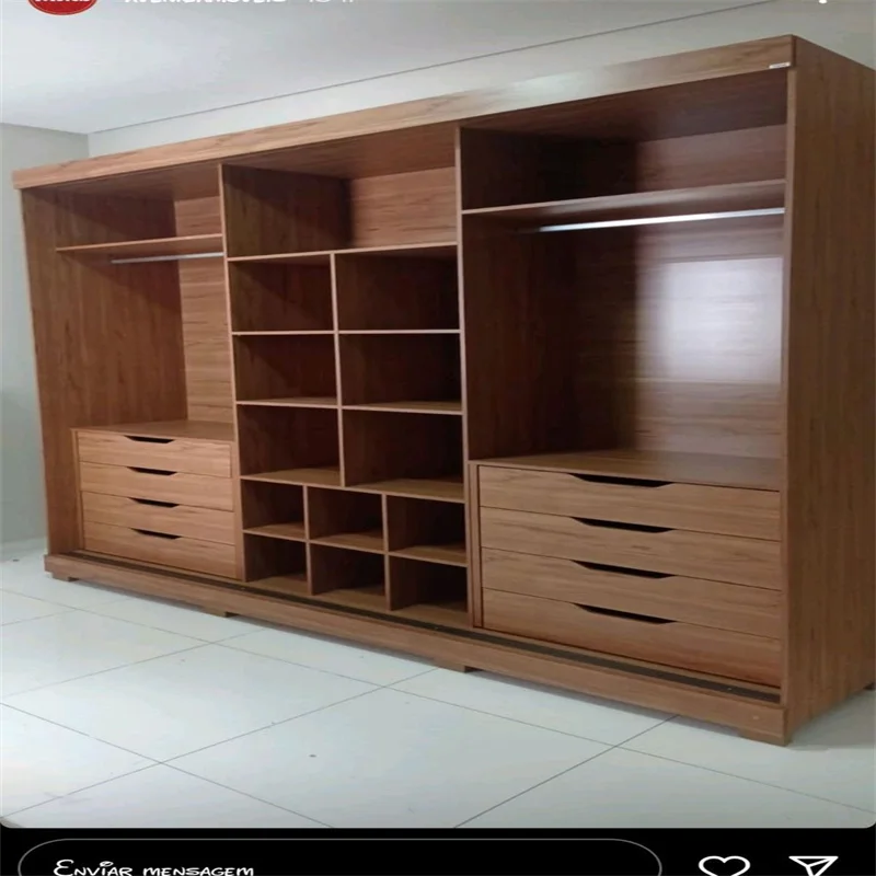 australia popular built in bedroom fully assembled fiber wardrobes furniture