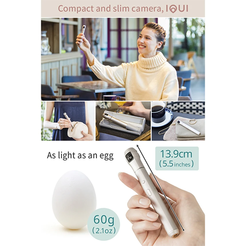 Японский 360 градусов всенаправленный видео запись ручка для чистки камеры