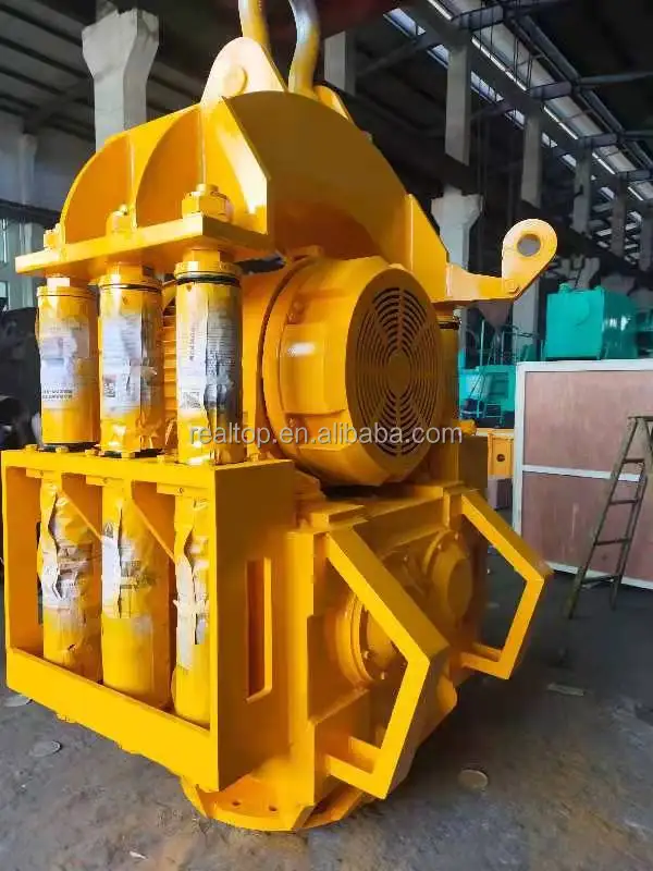 Crane Type Electric Vibro Hammer Pile Driving