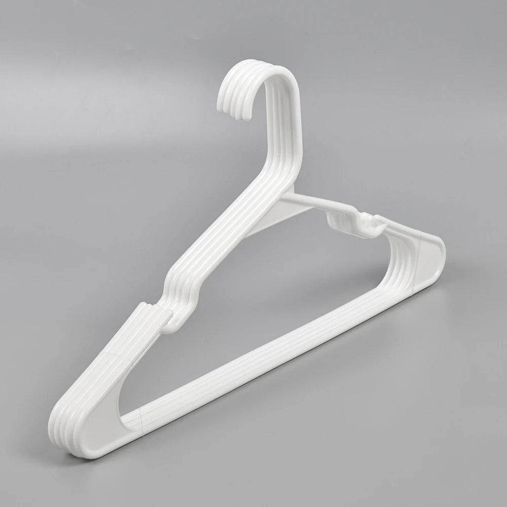 Wholesale Low Price Hangers Premium 50 Pack White Plastic Clothes Hangers