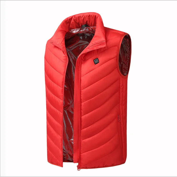 9 Areas Heating Jacket Winter Waterproof Jacket Warming Heated Down vest