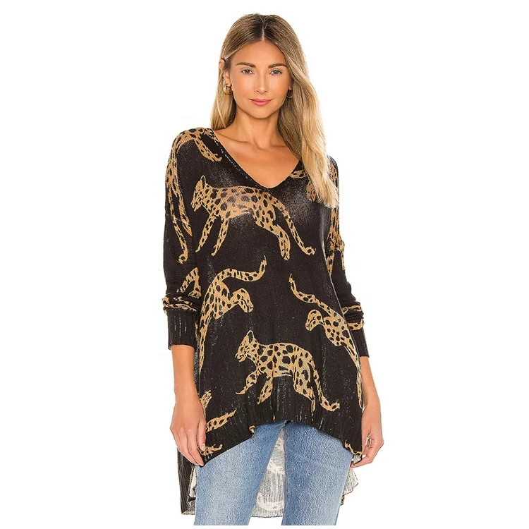
Printed V-neck Pullover Sweater Wool / Viscose Casual Regular Sleeve Thick with Long Sleeves Hug Me Breathable Not Pattern OEM 