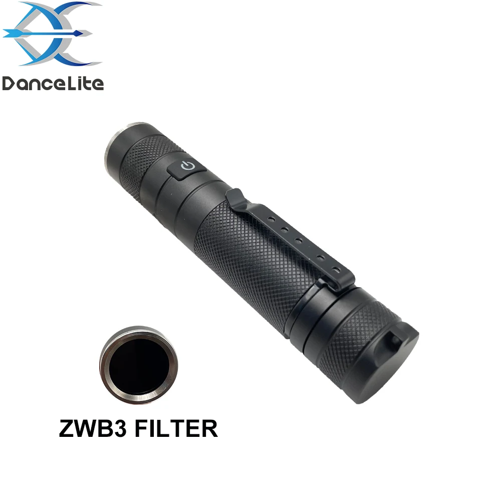 NEW OEM S21UC Rechargeable USB SW UVC 255NM Shortwave Portable Flashlight Filtered Black ZWB3 LENs 21700 UV-C Torch