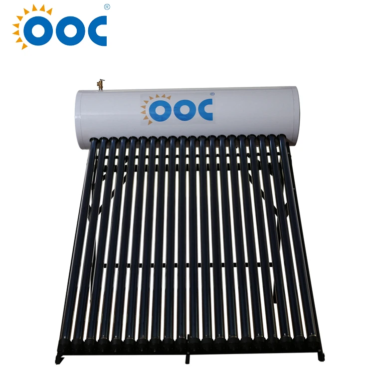 Compact vacuum tube heat pipe Galvanized steel Solar Water Heater with 316 inner tank