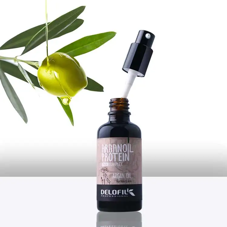 Delofil Private Label Indian Hair Regrowth Treatments Anti Hair Loss Organic Natural Castor Serum Hair Growth Oil