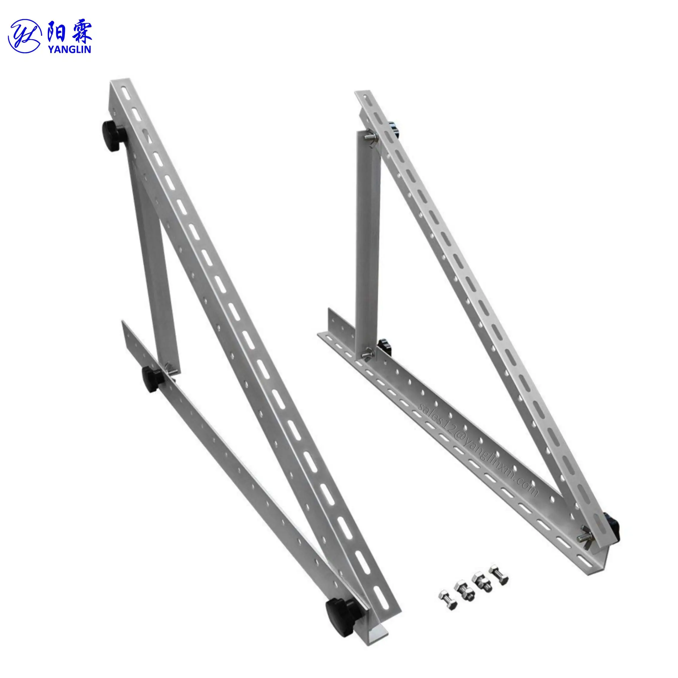 Factory direct triangle mounting system for single solar PV modules off grid systems