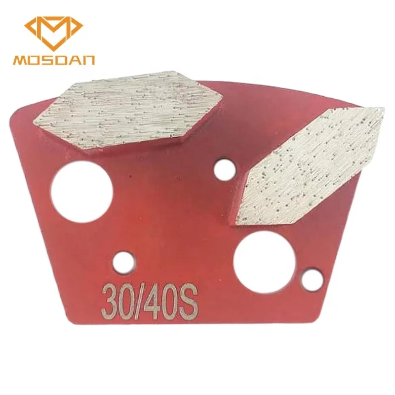 KutRite Double Shark Hexagons Diamond Grinding Bits Puck Concrete Diamond Tools