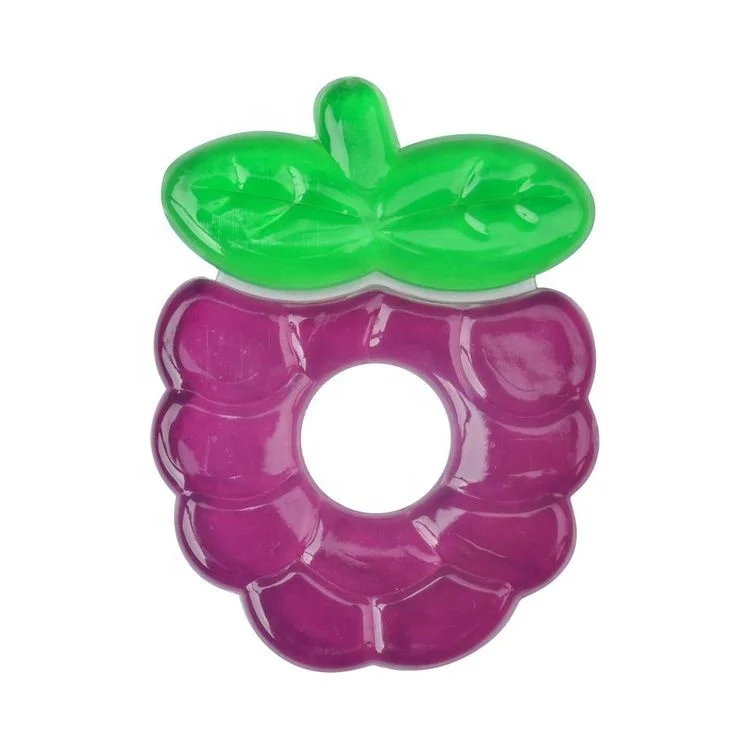 Water Filled Teether Customized Fruit Animal Shape Freezable Teething Toys BPA Free Baby Water Teether