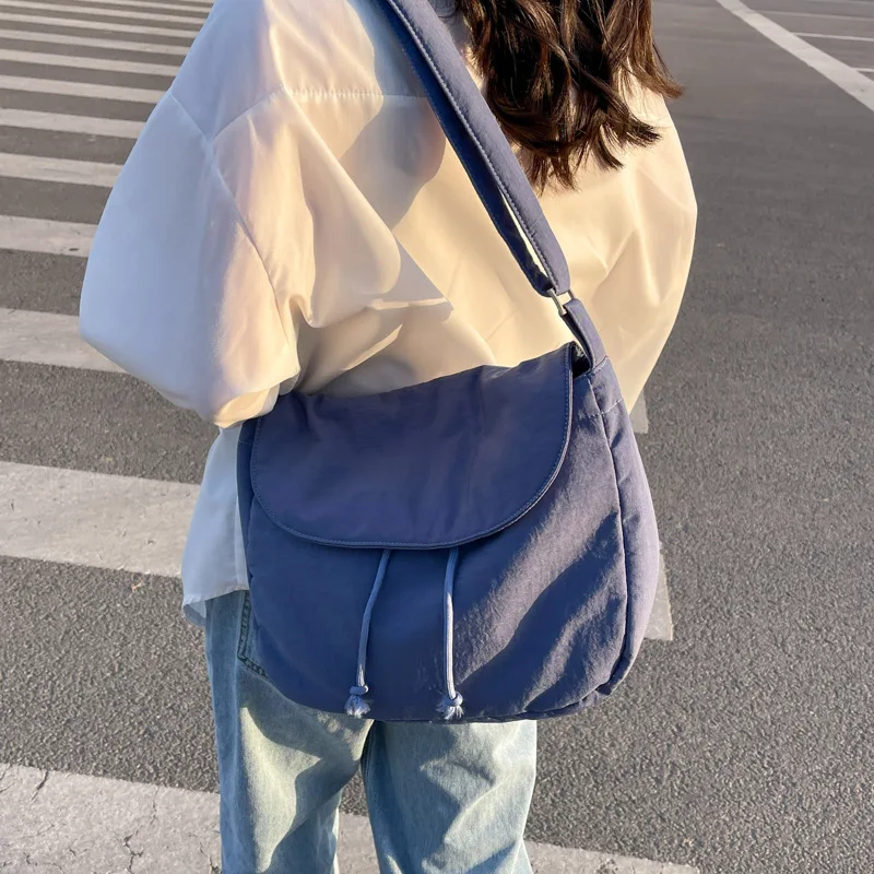 2023 Hot sale women canvas shoulder messenger bag female youth leisure fashion small totes women handbag