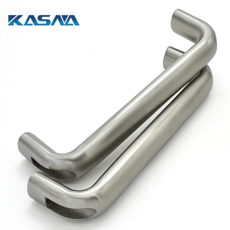 Stainless Steel  U-Shaped Oval Processing Attached Metal Cabinet Handle Furniture Cabinet Pull Handles