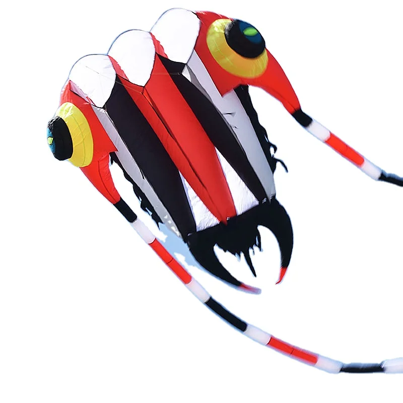 New High Quality Brand New Trilobite Skeletonless Soft Kite Outdoor Sports Professional Adult Kite Holiday Game Toy