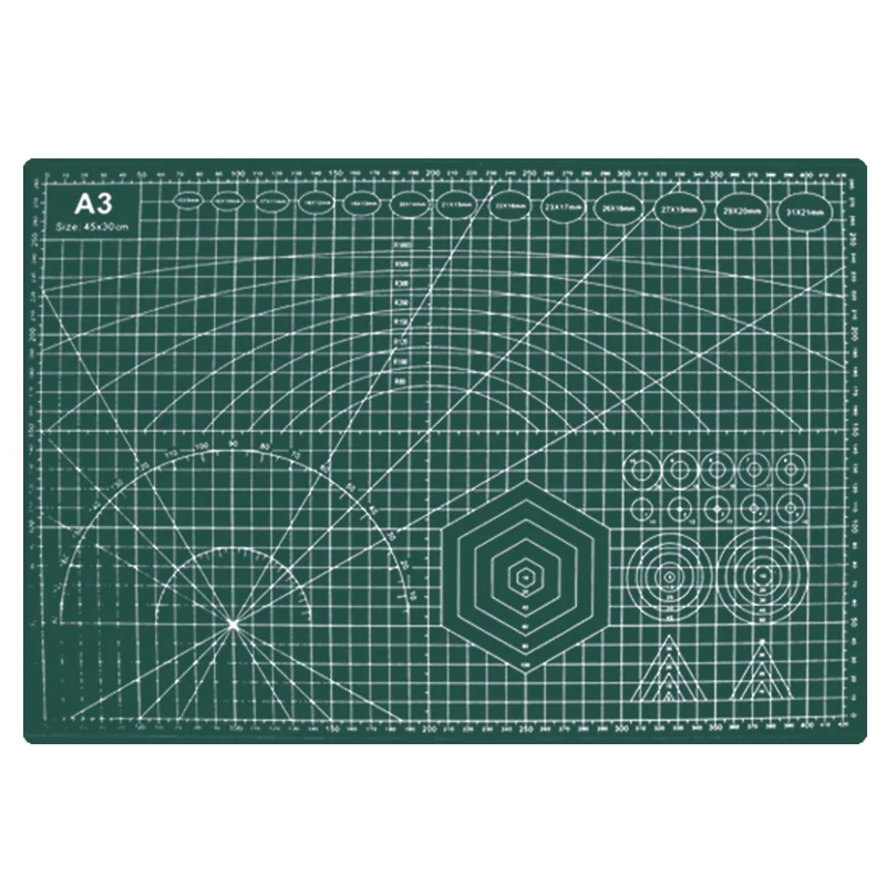 Custom Non Slip Cutting Pad Diy Self-healing Patchwork A3 Double Sided Pvc Self Healing Cutting Mat