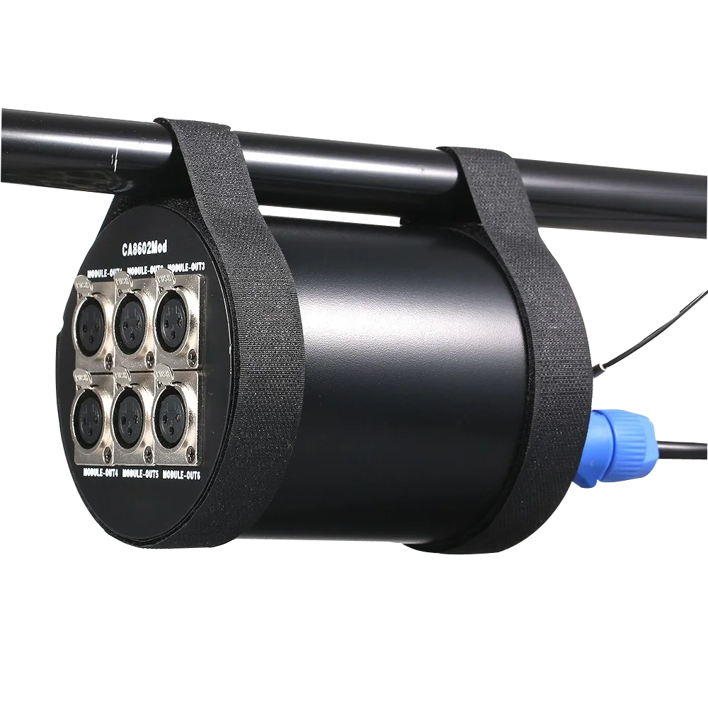 6 way optical isolation dmx splitter