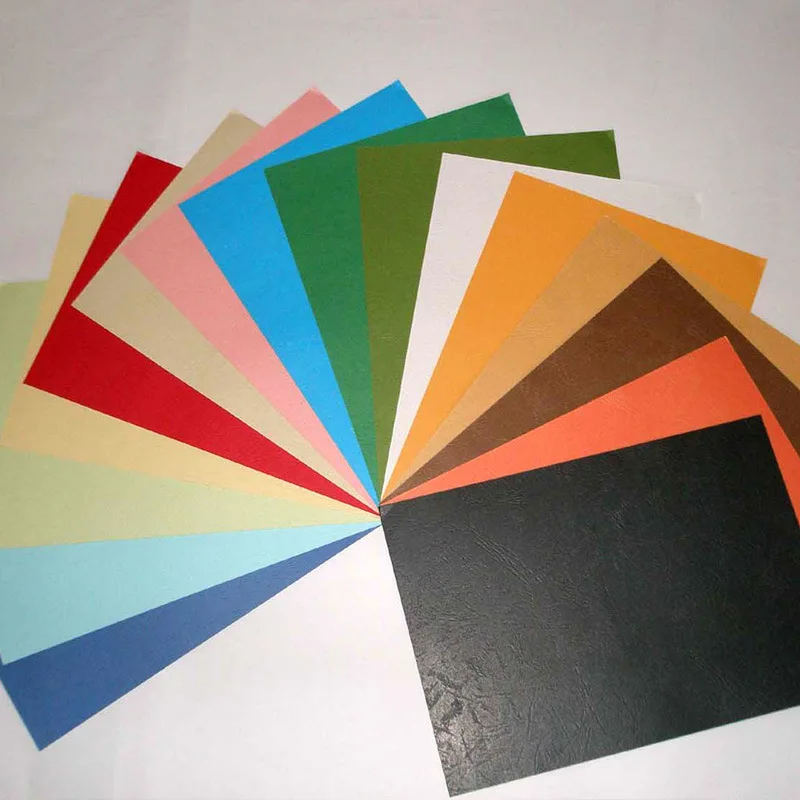 A4 size 180 g 230 gsm textured paper cover paper embossed color board leather grain binding cardstock