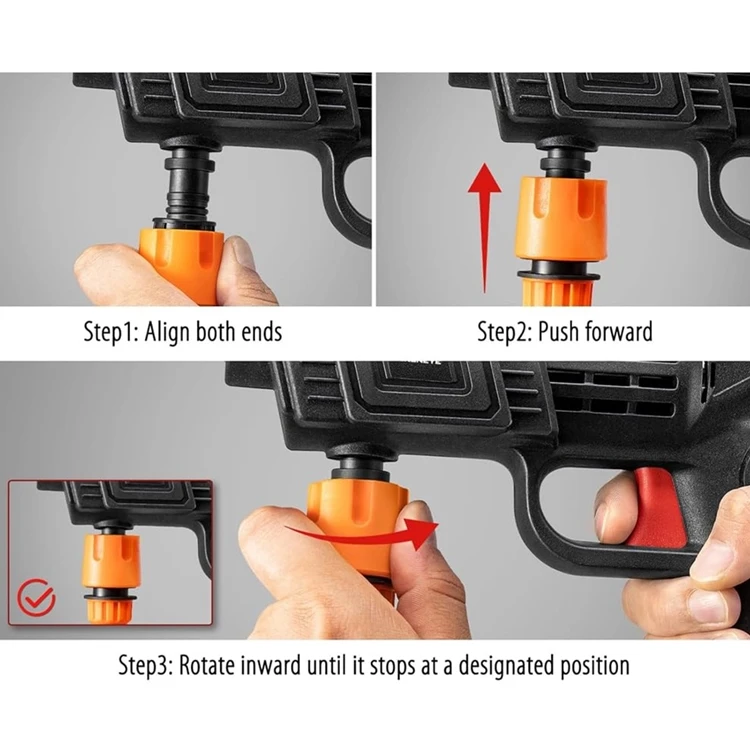 Water Pressure Spray Gun Lithium Battery 24V 48V High Pressure Cordless Wireless Wash Gun Portable Cordless Car Washer