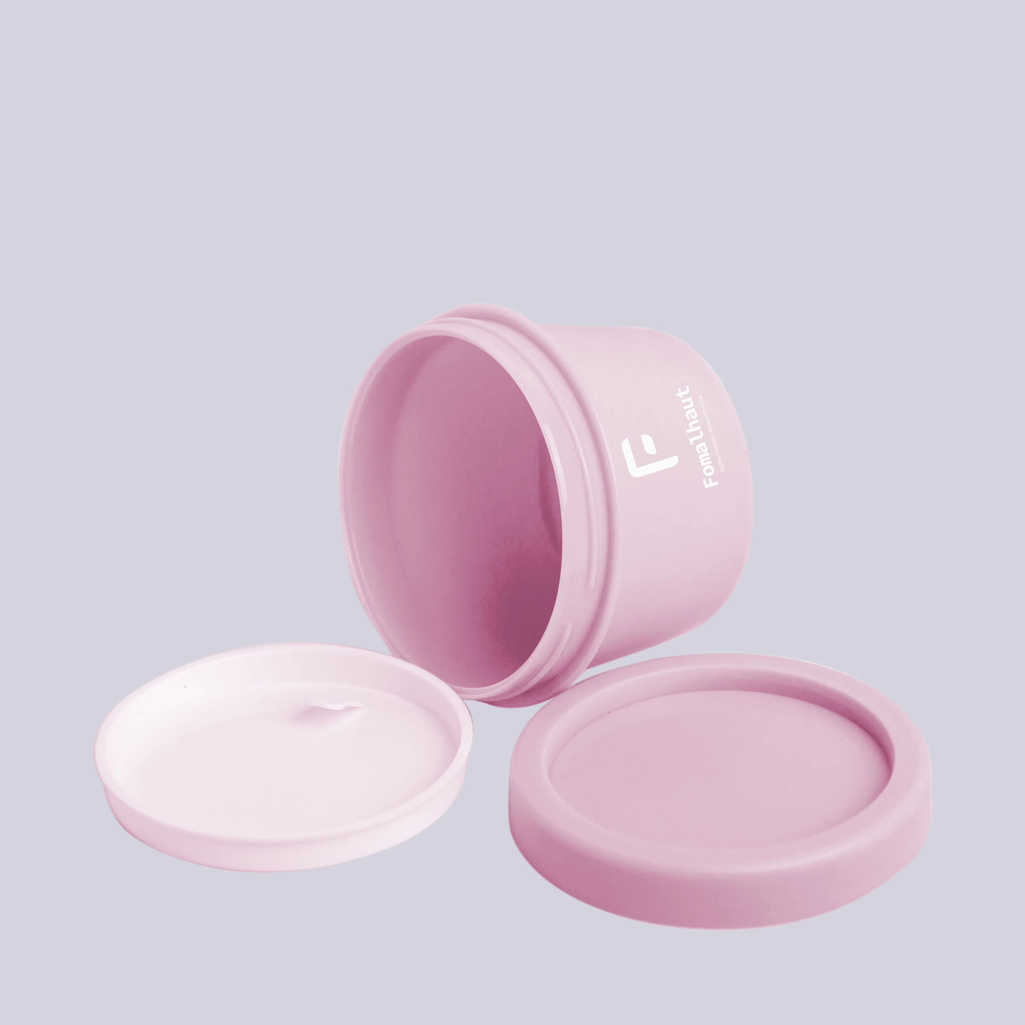 Skincare Packaging Plastic Cute Body Cream Container Sugarcane Jar