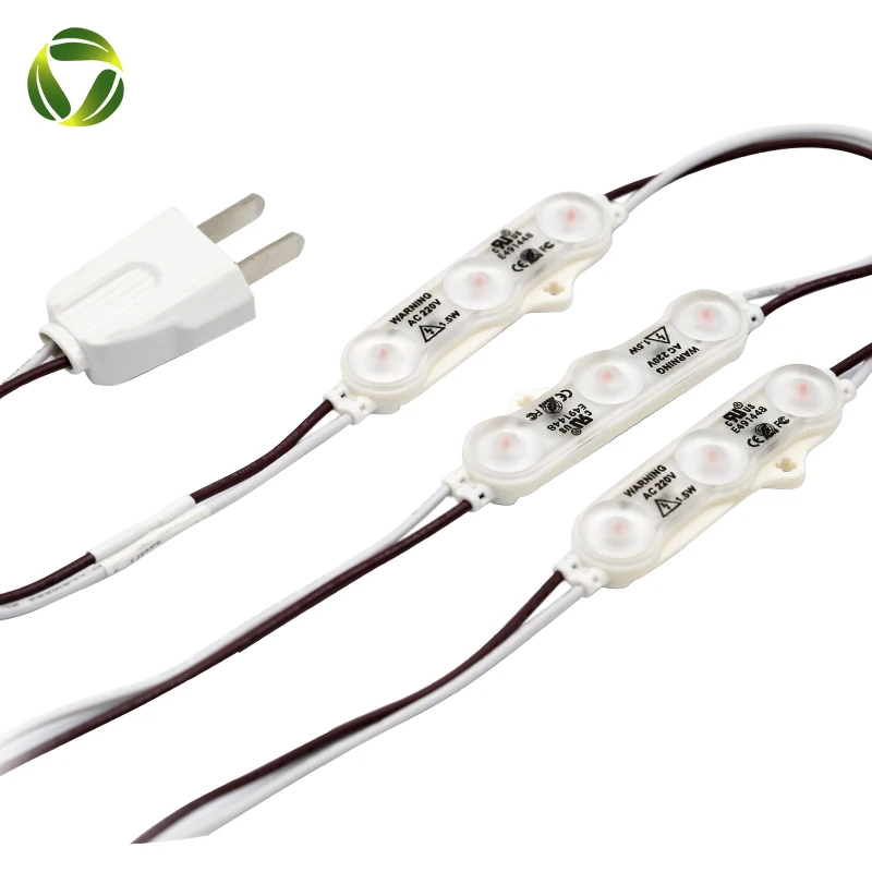 hot sale lumen brightness led module 220v 1.5w injection chan channel