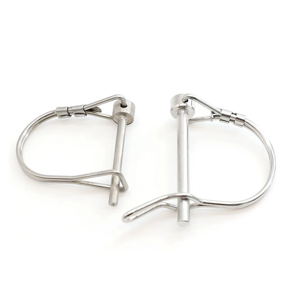 Anti Rust Stainless Steel D Shape Shaft Locking Safety Wire-lock Clevis Tab Lock Pin with without Tab