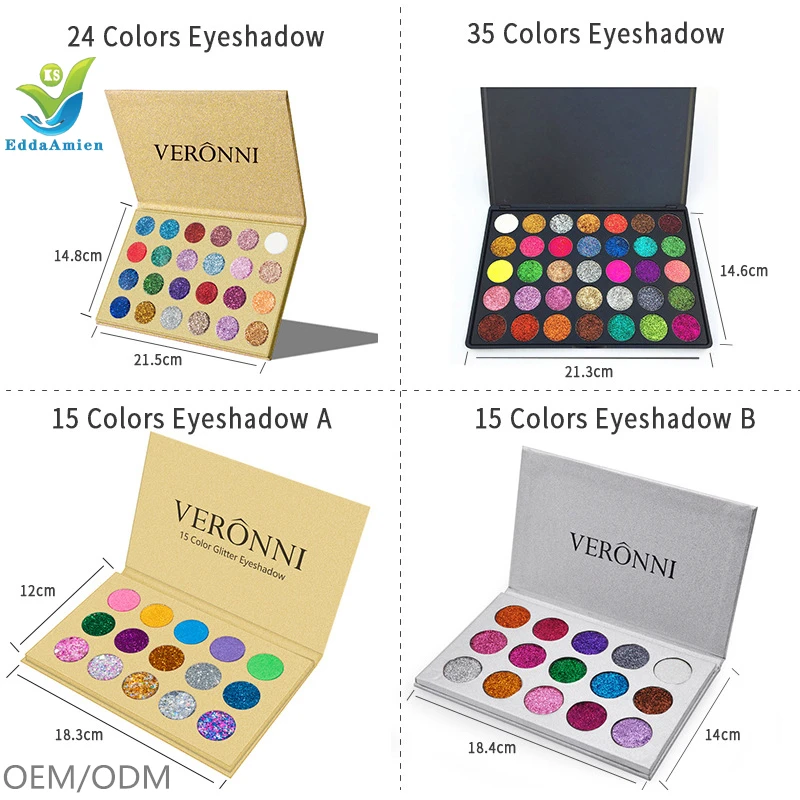 Beauty Care VERONNI Eye Beauty 24 Color Eyeshadow Cosmetics Makeup Eye Shadow