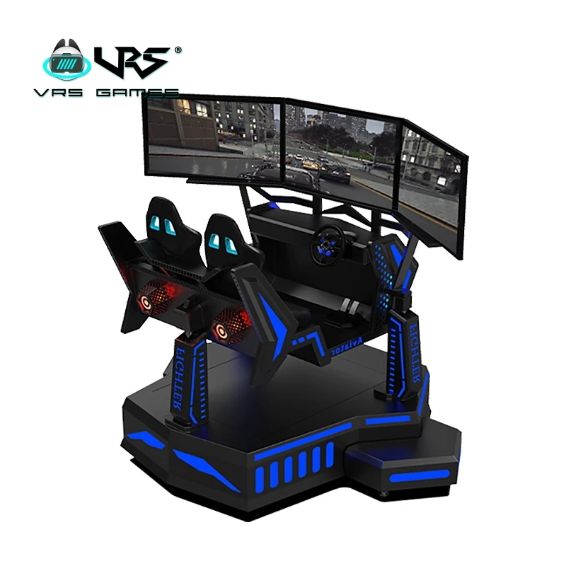 Виртуальный трехэкранный симулятор вождения игровой автомат 9D Vr F1 гоночный виртуального дисплея производитель