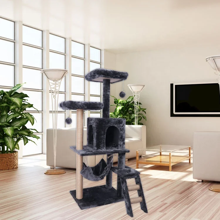 Best sale Density board cat tree condo cat toys pet for cat climbing