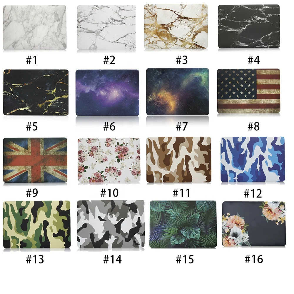 Shockproof Printing Marble Hardshell Cover For Mac Book case For MacBook Pro 16 A2141