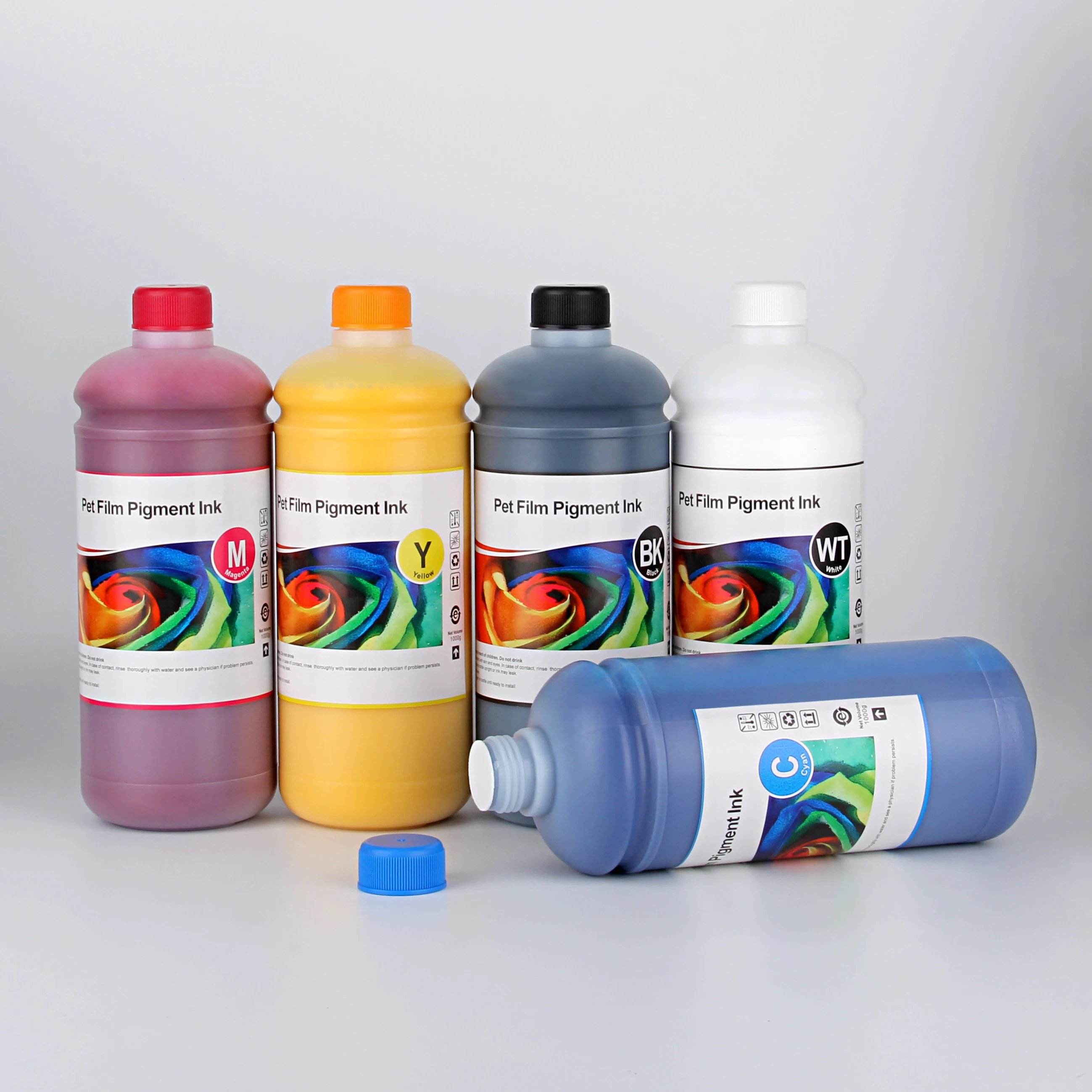 White dtf pet film-copper conductor-conductive carbon ink for Dtf ink printers