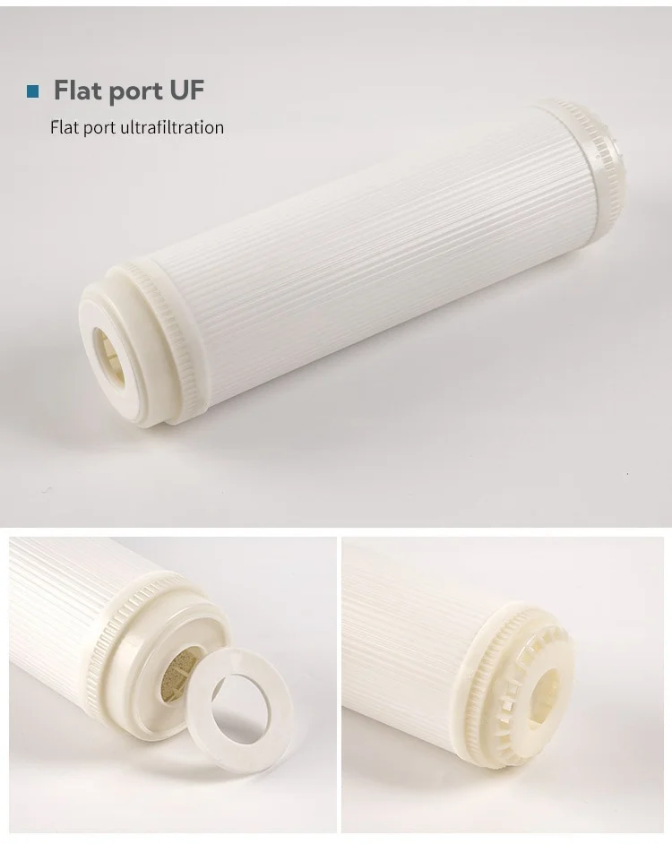 PVDF Filter 0.01 Micron 2.5x10 Inch Water Sediment Filter Cartridge Whole House UF Filter for Water Replacement Cartridge