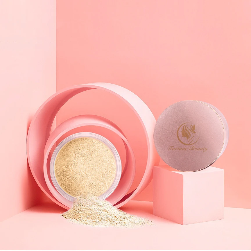 OEM Oil Control Loose Powder Vegan Waterproof Spf Face Makeup Translucent Shine Setting Mineral Loose Powder